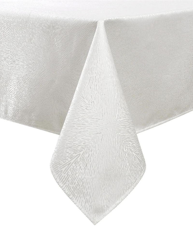 Jacquard Drench Silver Tablecloth #1363