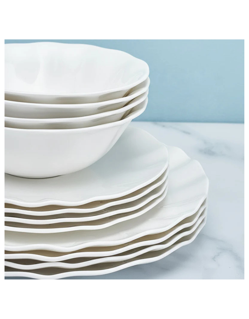 Elodie 12pc Bone China Dinnerware Set