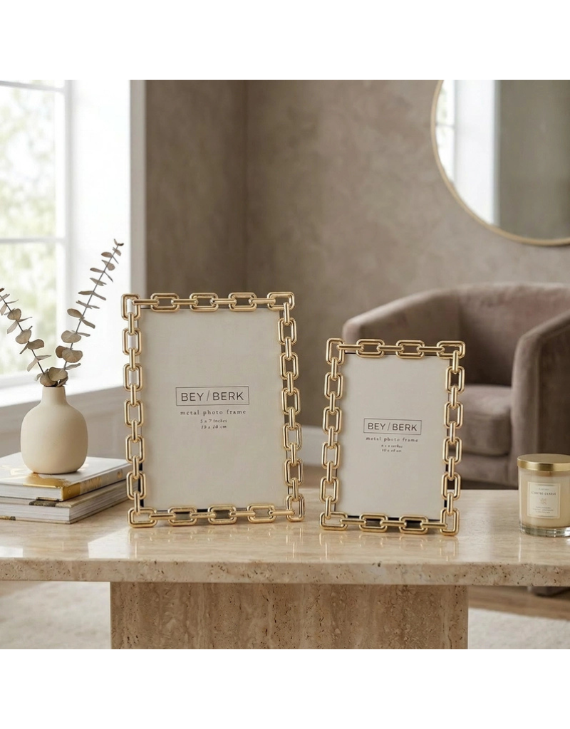 Rose Gold Chain Link Frame