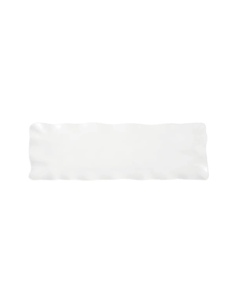 White Melamine Rectangular Tray