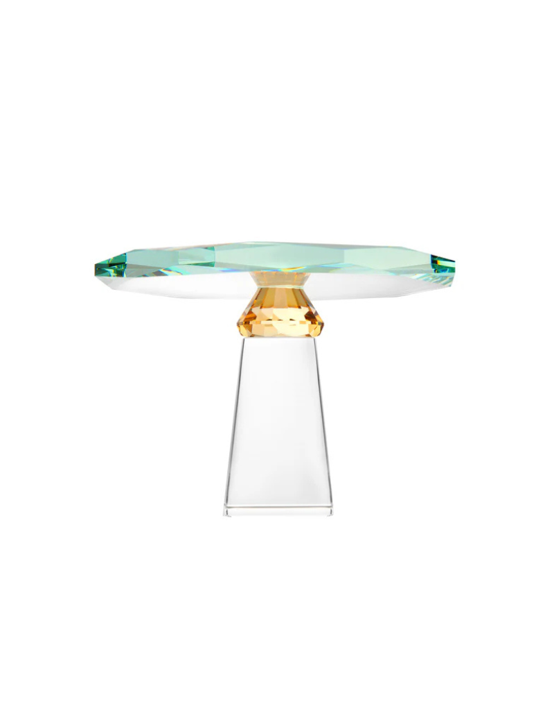 Cake Stand with Amber Diamond on Foot