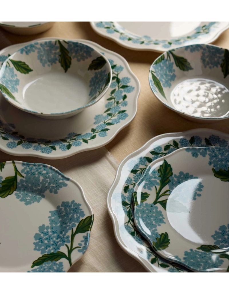 Hydrangea Melamine Bowls (Set of 4)