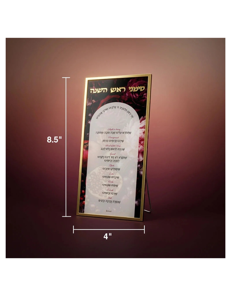Velvet Orchard Simanim Card Display