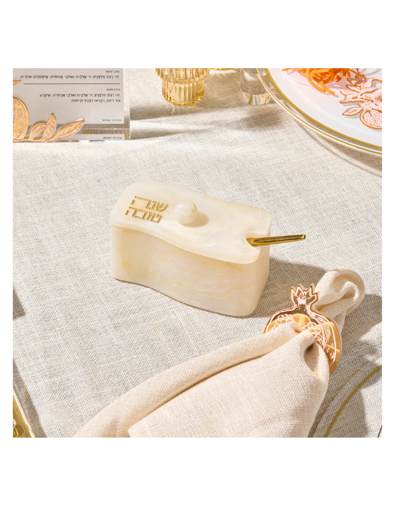 Curve Resin Honey Dish