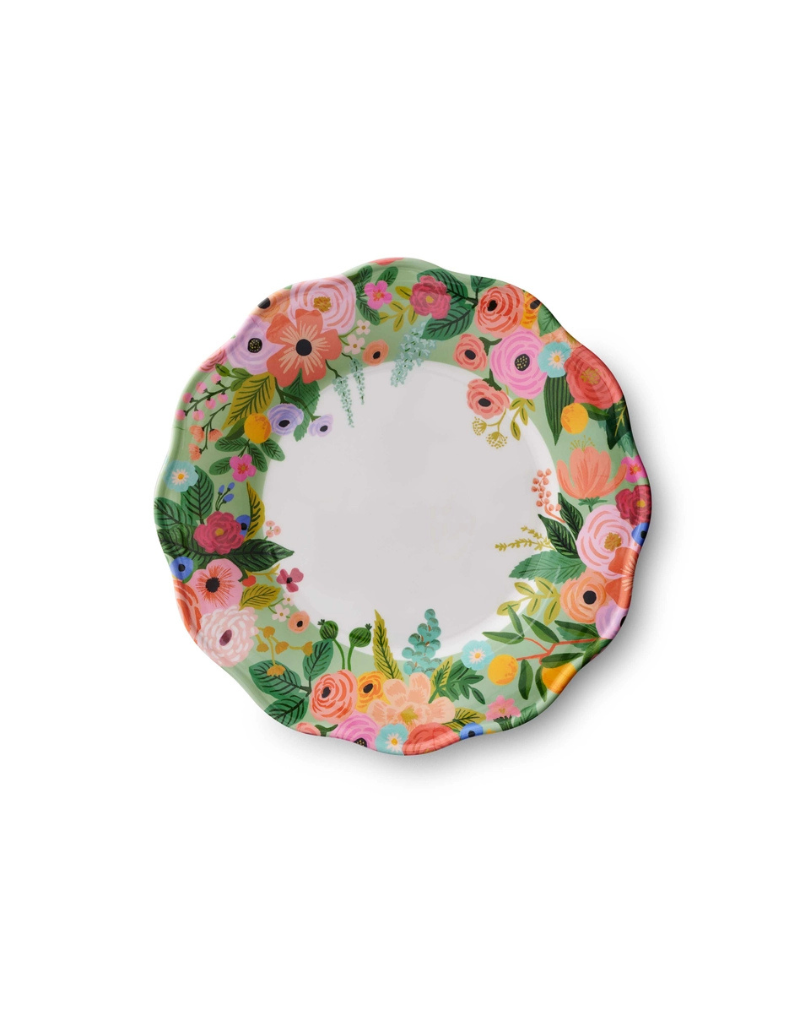 Garden Party Melamine Dinner Plates (Set of 4)