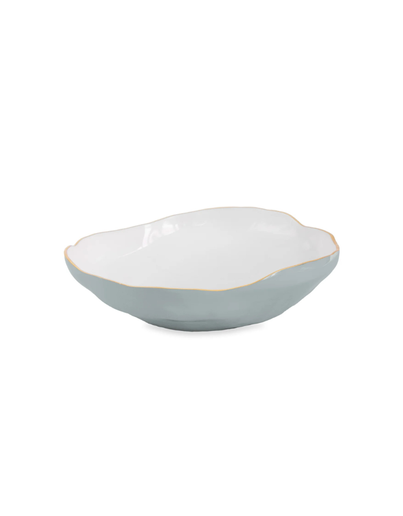 Encanto Dakota Large Bowl - Slate and White