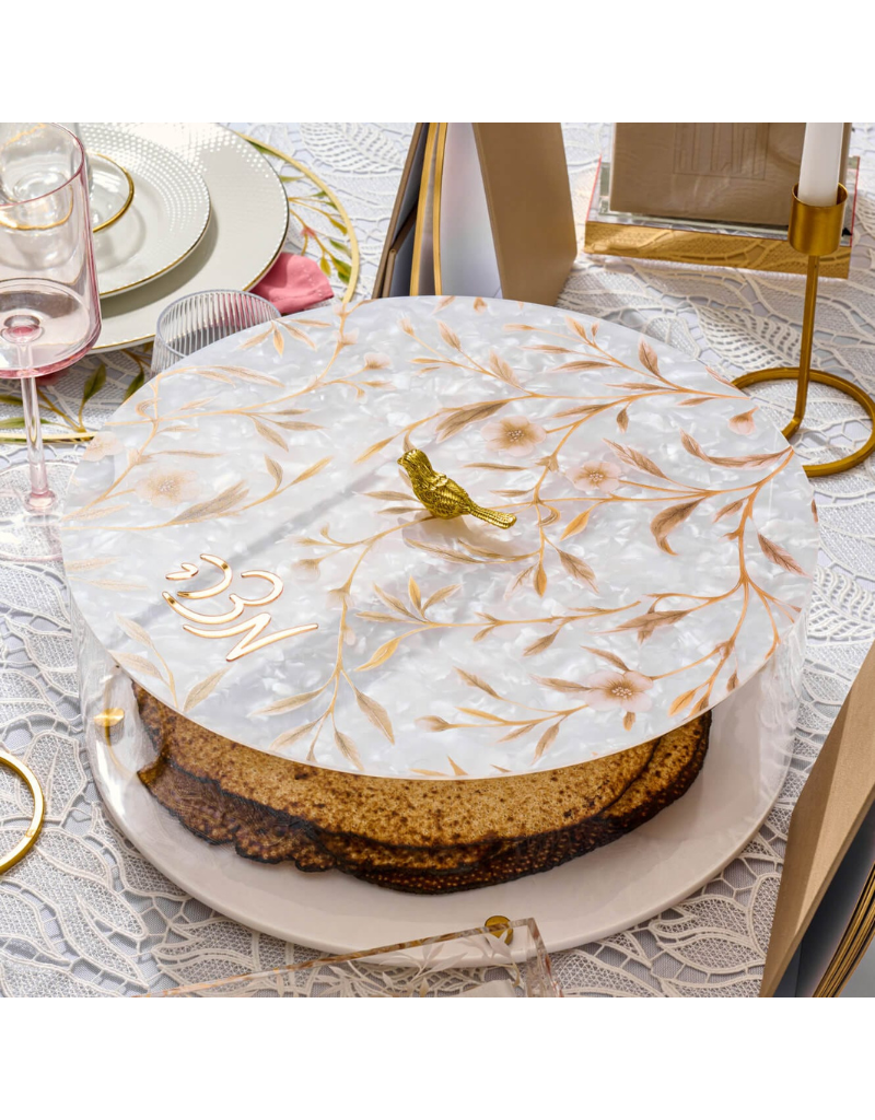 Floral Bird Matzah Box