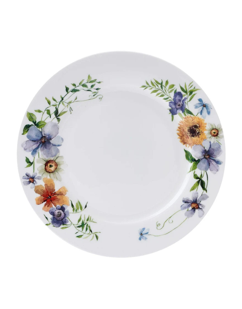 Audrina 12pc Bone China Dinnerware Set