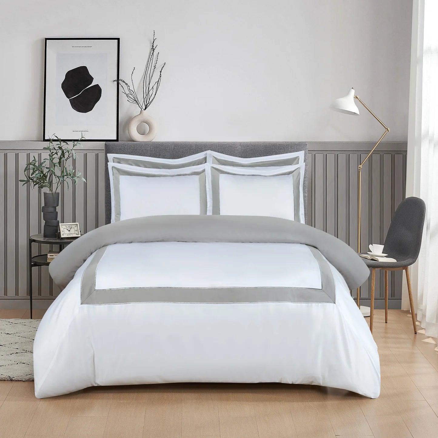 CORSICA Hotel Collection - White/Light Gray