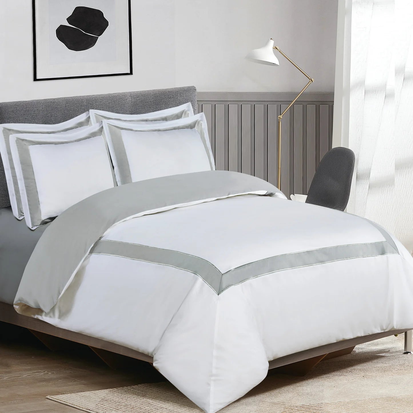 CORSICA Hotel Collection - White/Light Gray