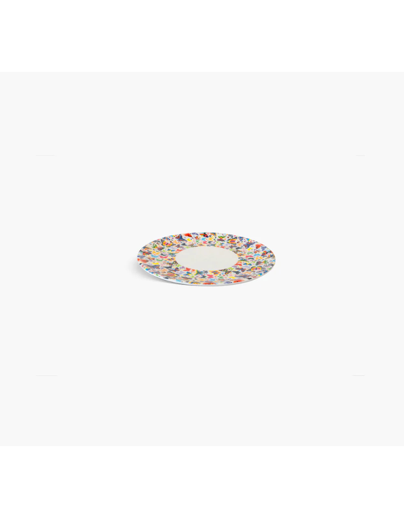 Elizabeth Sutton Collection: Multicolored Butterflies 12pc Melamine Dinnerware Set