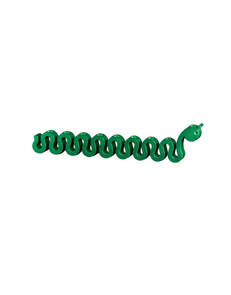 Snake Anodized Menorah
