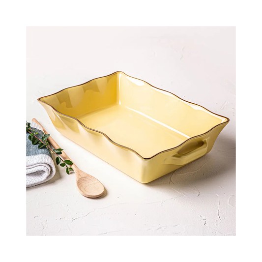 Tuscana Fluted Large Rectangular Baker