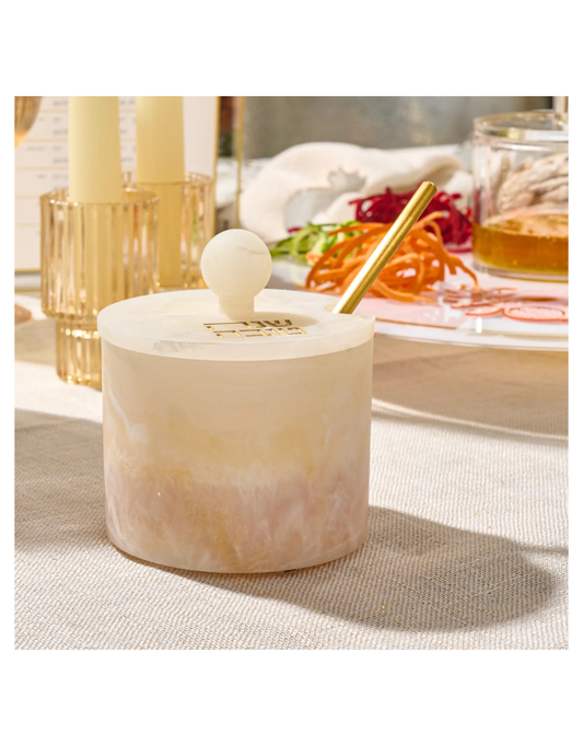 Round Resin Honey Dish