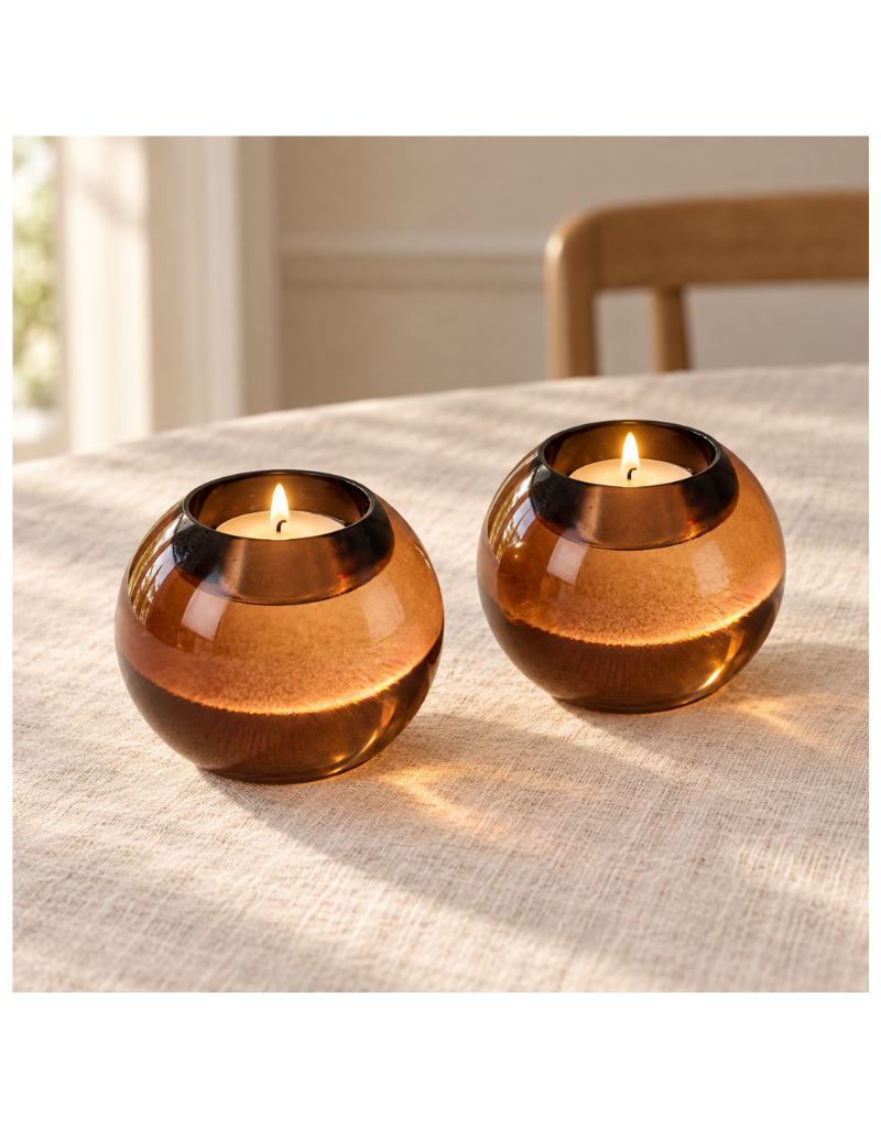 Sparkling Splendor Crystal Votive Holder Set (options)
