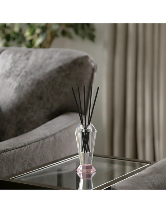 Crystal Reed Diffuser with Colored Base