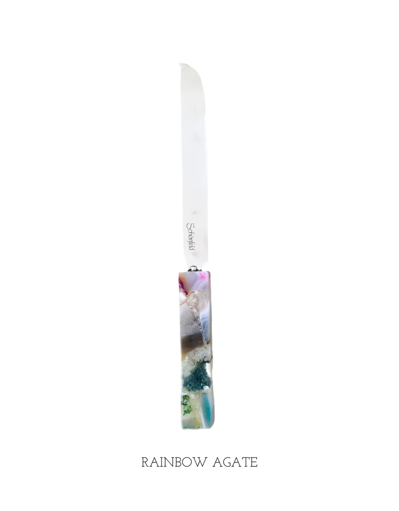 Agate Challah Knives (options)