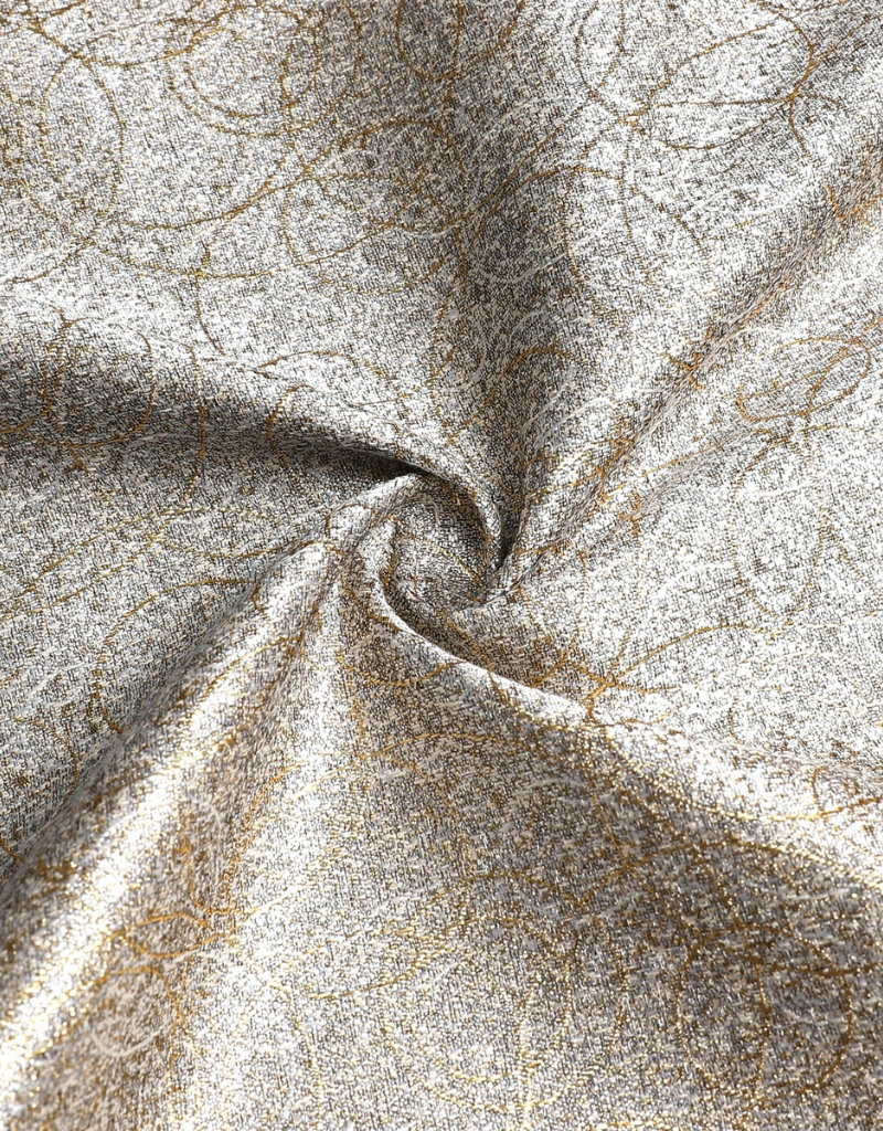 Jacquard Copper & Gold Swirl Tablecloth #1322