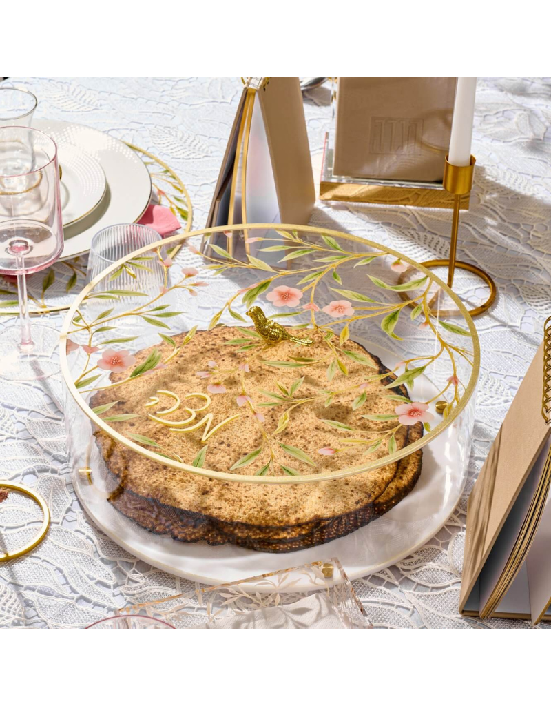 Floral Bird Matzah Box