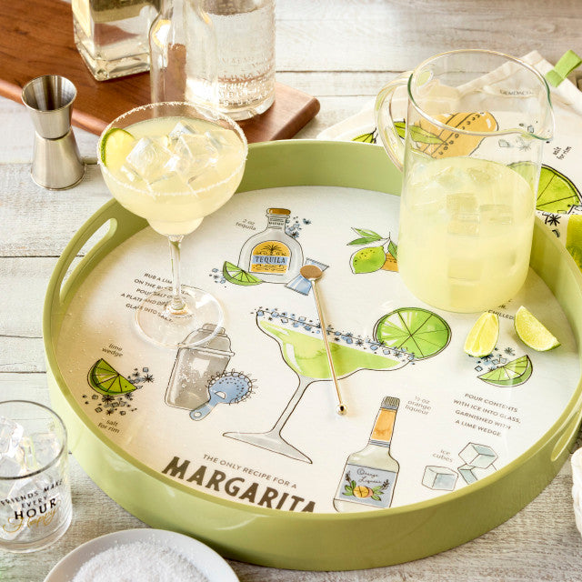 Margarita Round Serve Tray