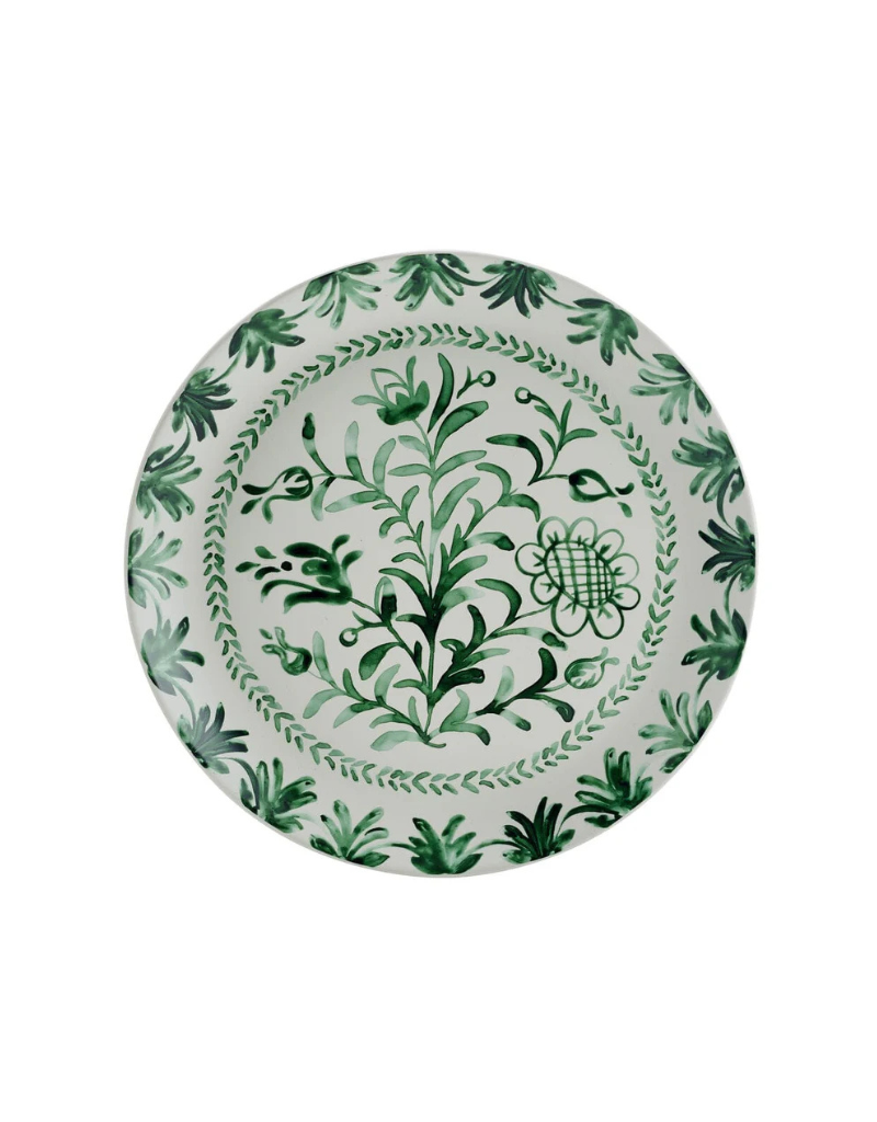 Sicily Green 12pc Stoneware Dinnerware Set
