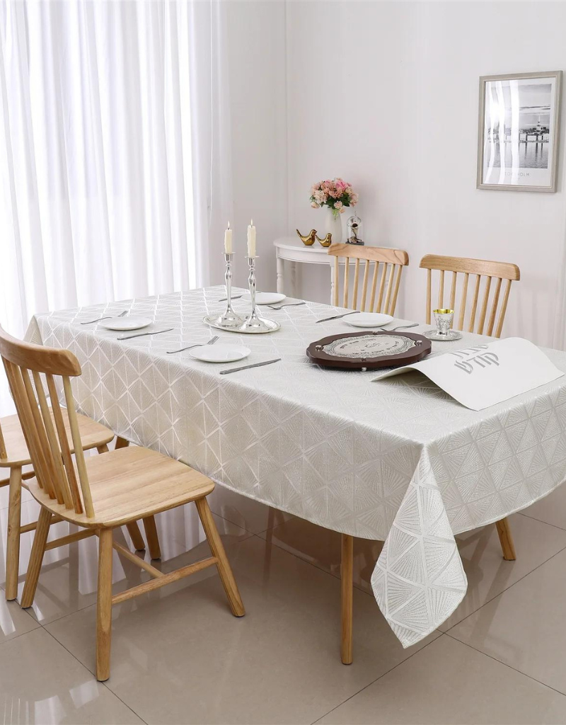 Jacquard Gold Diamond Tablecloth #1343