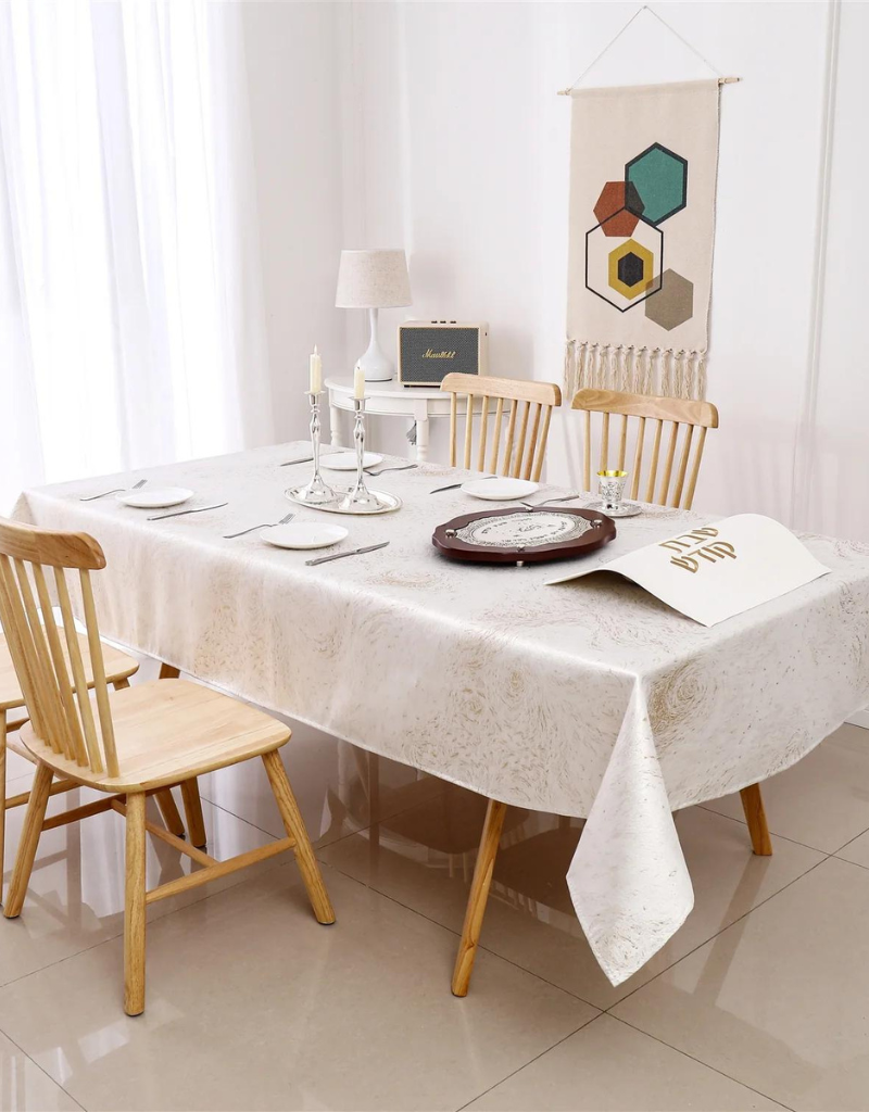 Jacquard Forest Gold Tablecloth #1352