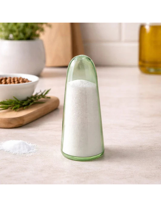 Colored Glass Salt Shakers