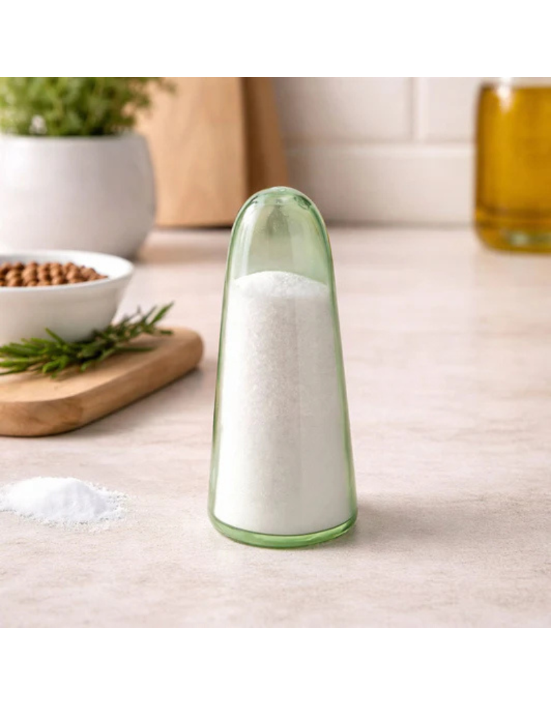 Colored Glass Salt Shakers