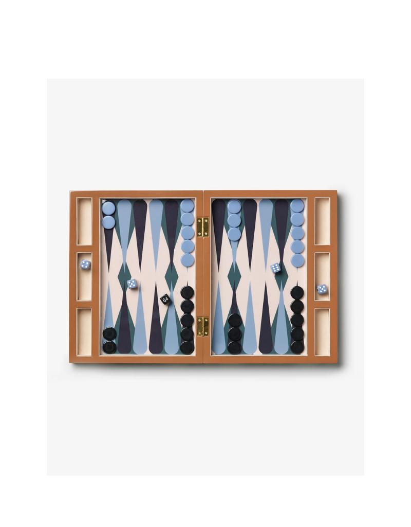 Lacquered Backgammon Game Set