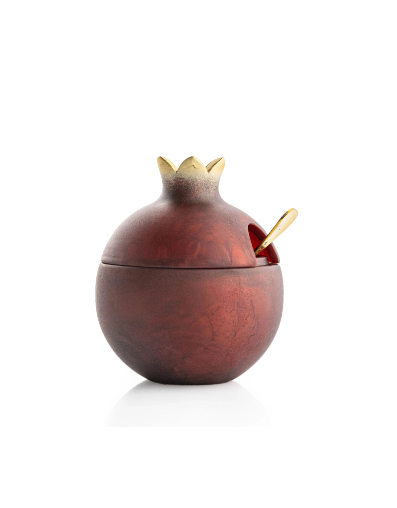 Resin Pomegranate Honey Dish