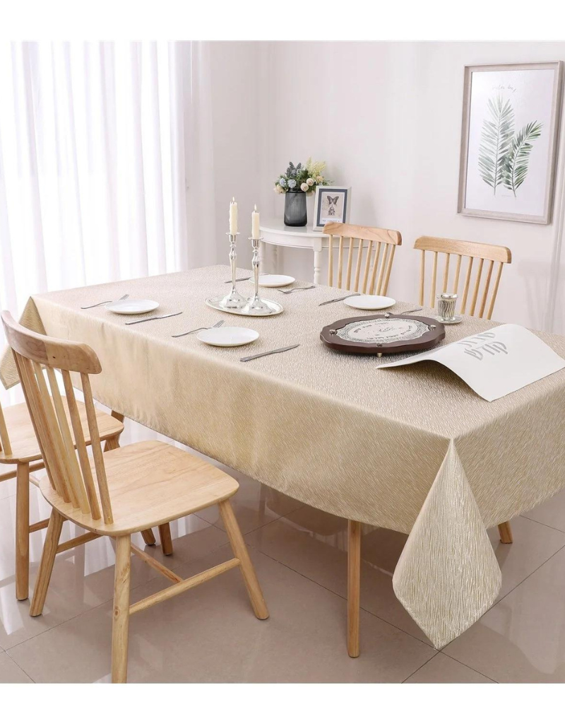 Jacquard Avalon Gold Tablecloth #1338