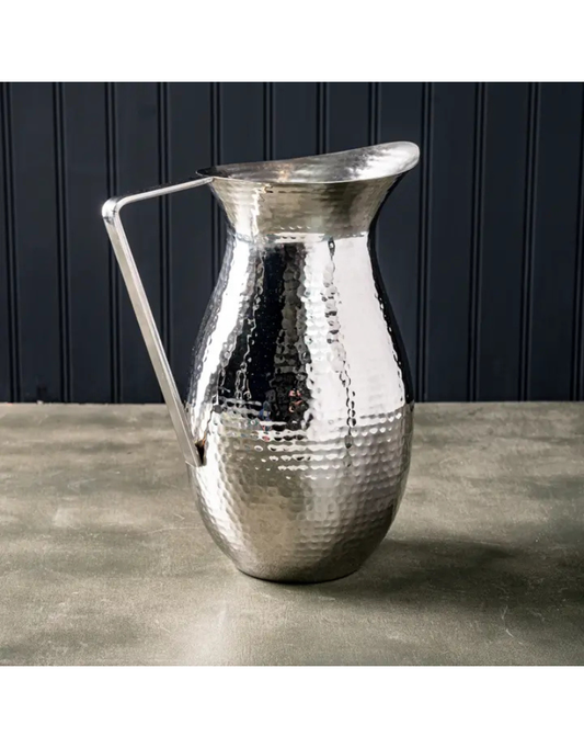 SS Hammered Pitcher