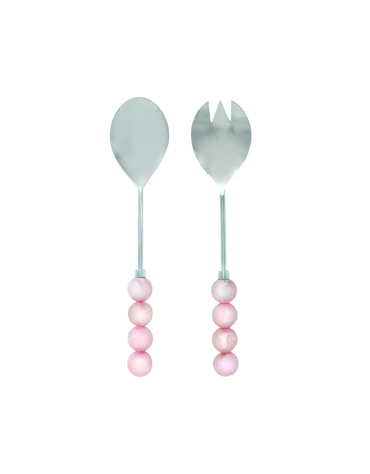 Temari Light Pink Salad Servers