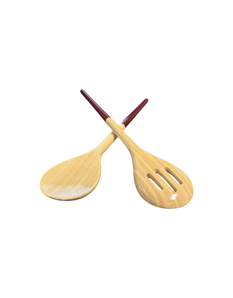 Bamboo Classic Bowl with Salad Server Set