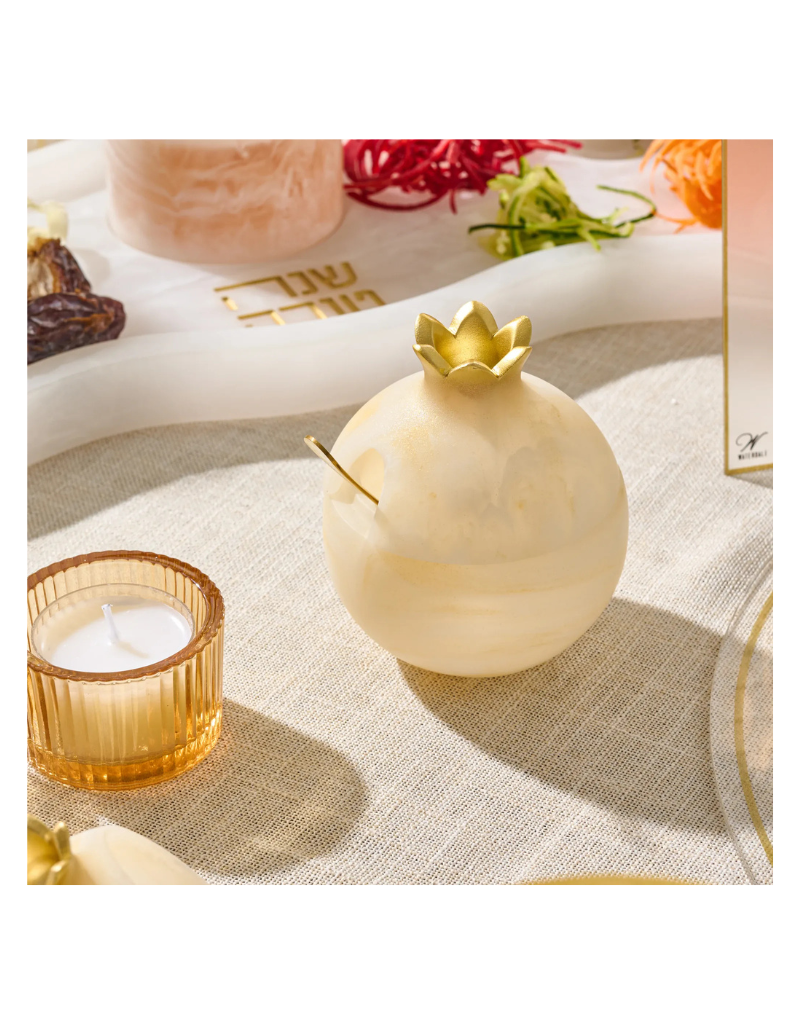 Resin Pomegranate Honey Dish