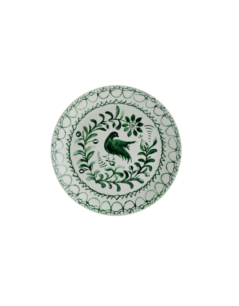Sicily Green 12pc Stoneware Dinnerware Set