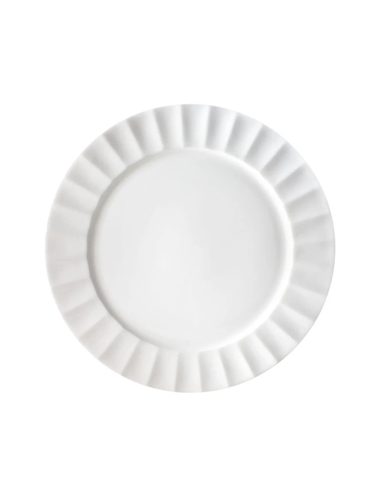 Nevaeh Fluted 16pc Bone China Dinnerware Set