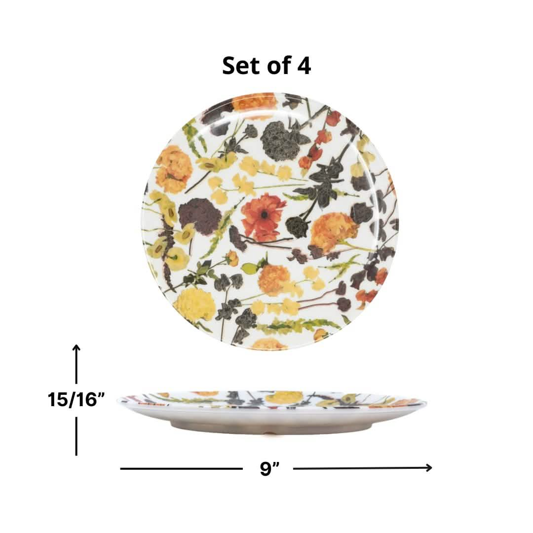 Elizabeth Sutton Collection: Auburn Bouquet Salad Plate Set