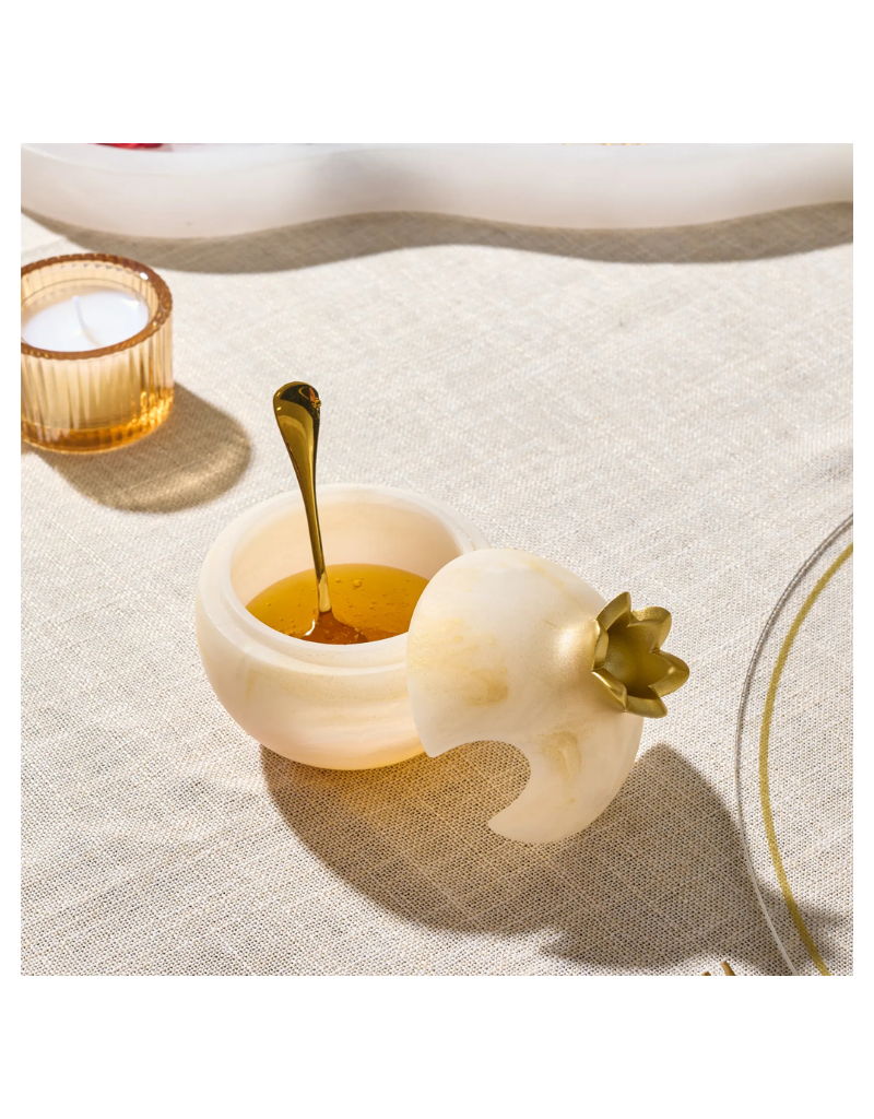 Resin Pomegranate Honey Dish