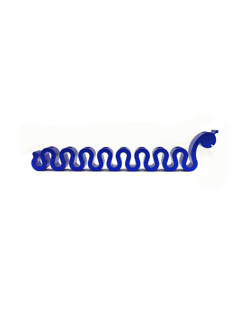 Snake Anodized Menorah