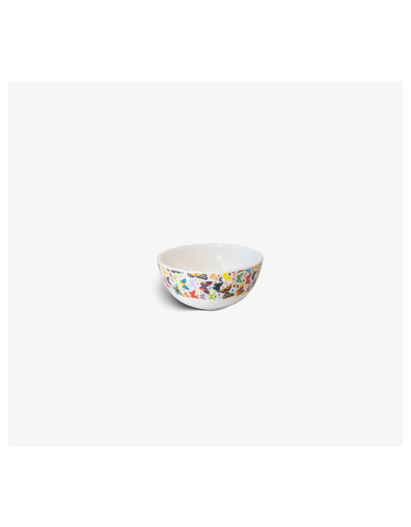 Elizabeth Sutton Collection: Multicolored Butterflies 12pc Melamine Dinnerware Set