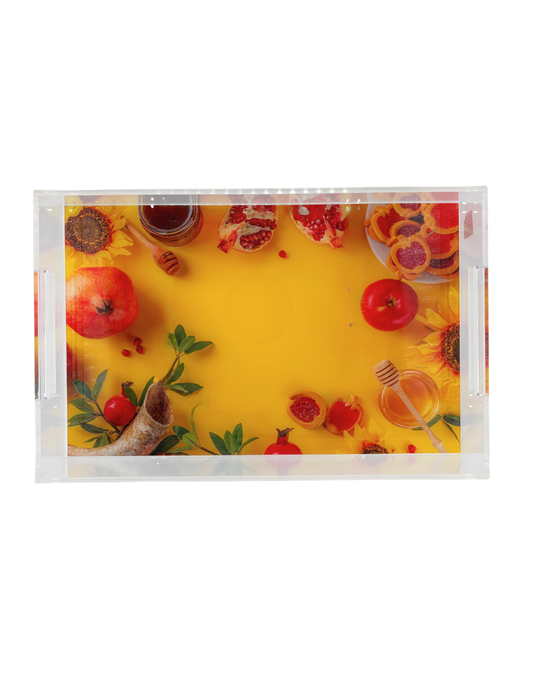 11x17 Acrylic Rosh Hashanah Trays