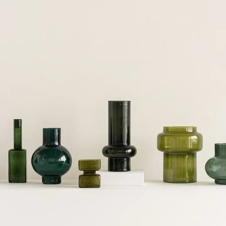 Vetro Vase - Green