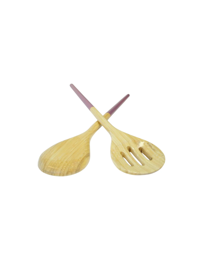 Bamboo Classic Bowl with Salad Server Set