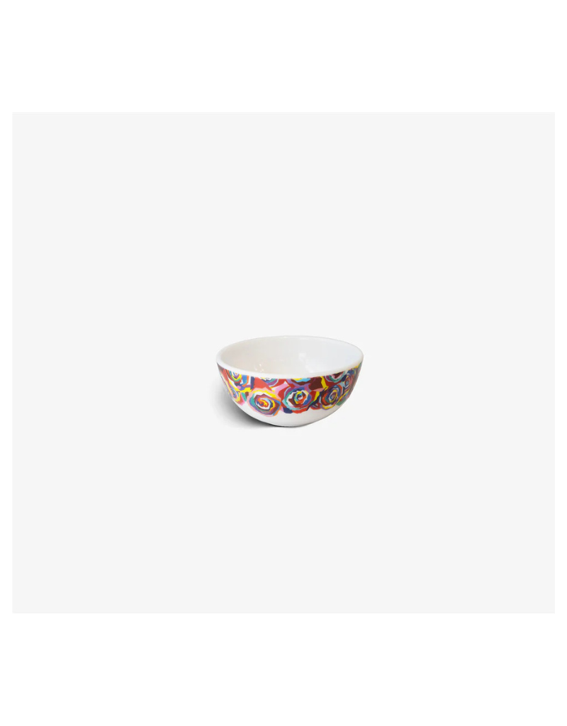 Elizabeth Sutton Collection: Multicolored Roses 12pc Melamine Dinnerware Set