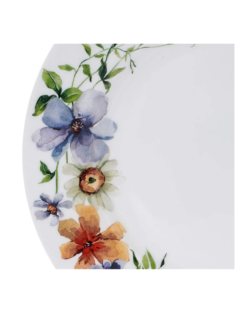 Audrina 12pc Bone China Dinnerware Set