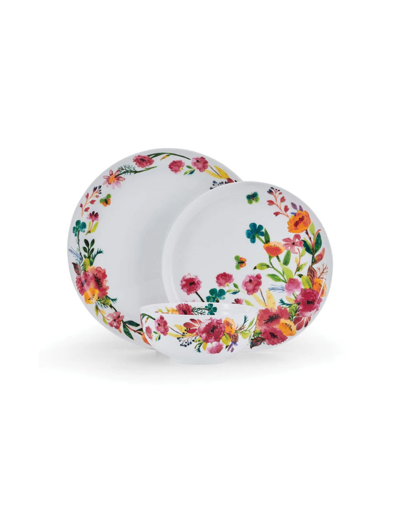Karina 12pc Bone China Dinnerware Set
