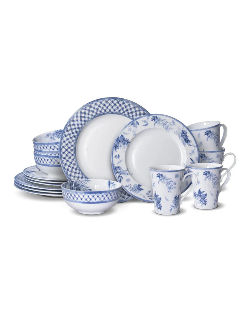 Kiley 16pc Bone China Dinnerware Set