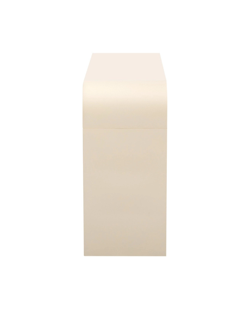 Apricot Cream Modern Console Table